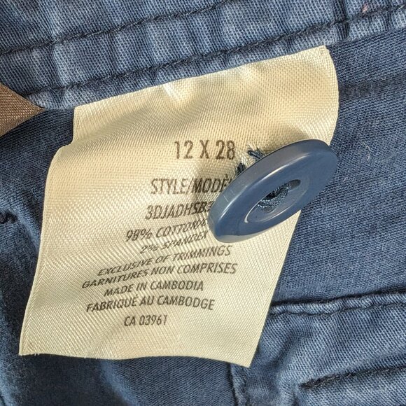 DENVER HAYES WOMEN'S BLUE PANTS 12 X 28 BUTTON ZIPPER FLY COTTON FASHION WEAR - Picture 8 of 16